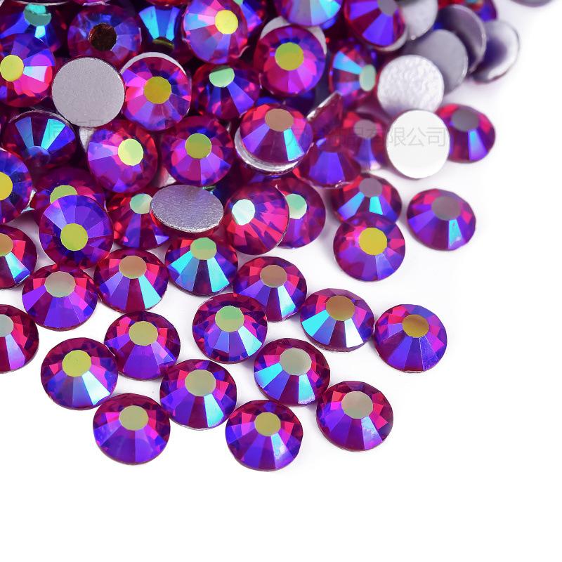 Nail Art Rhinestone Crystal Glass Accessories Diy Flat-Bottomed Drill, Mobile Phone Case Colorful Guomao A Diamond Accessories Accessories Accessories