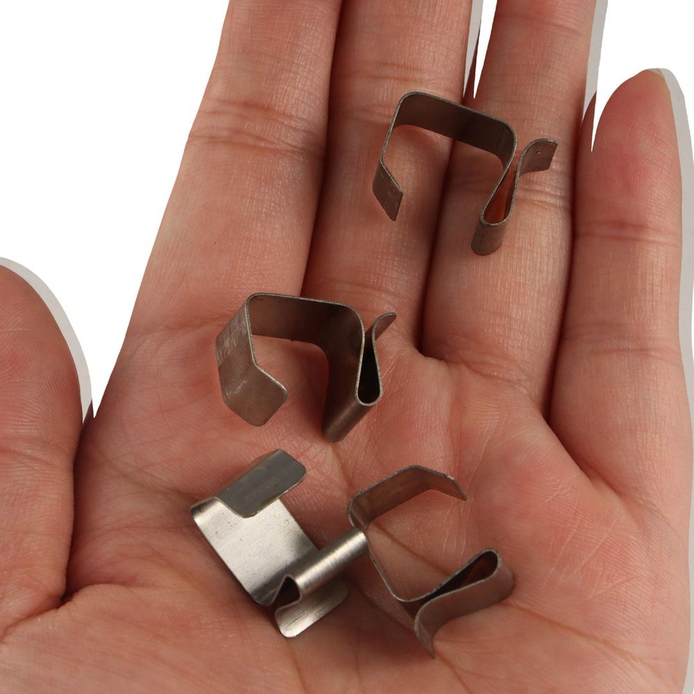 50Pcs Stable Christmas Light Clips Metal Gutter Hangers Holiday Lights Roof Hooks  Light Mounting