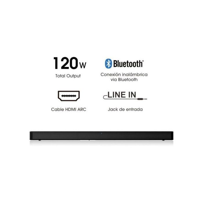 Barre de son - Hisense - HS205G - 2.0 canaux - 60 W - DTS Virtual:X, Dolby Digital