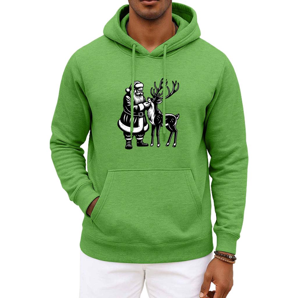 Men's  And  Women's  Christmas  Hooded Hood  Long Sleeves  Hoodie
