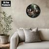 Vintage Cat Metal Wall Art 8x8 Inch Round Aluminum Sign For Home Decor Halloween Christmas