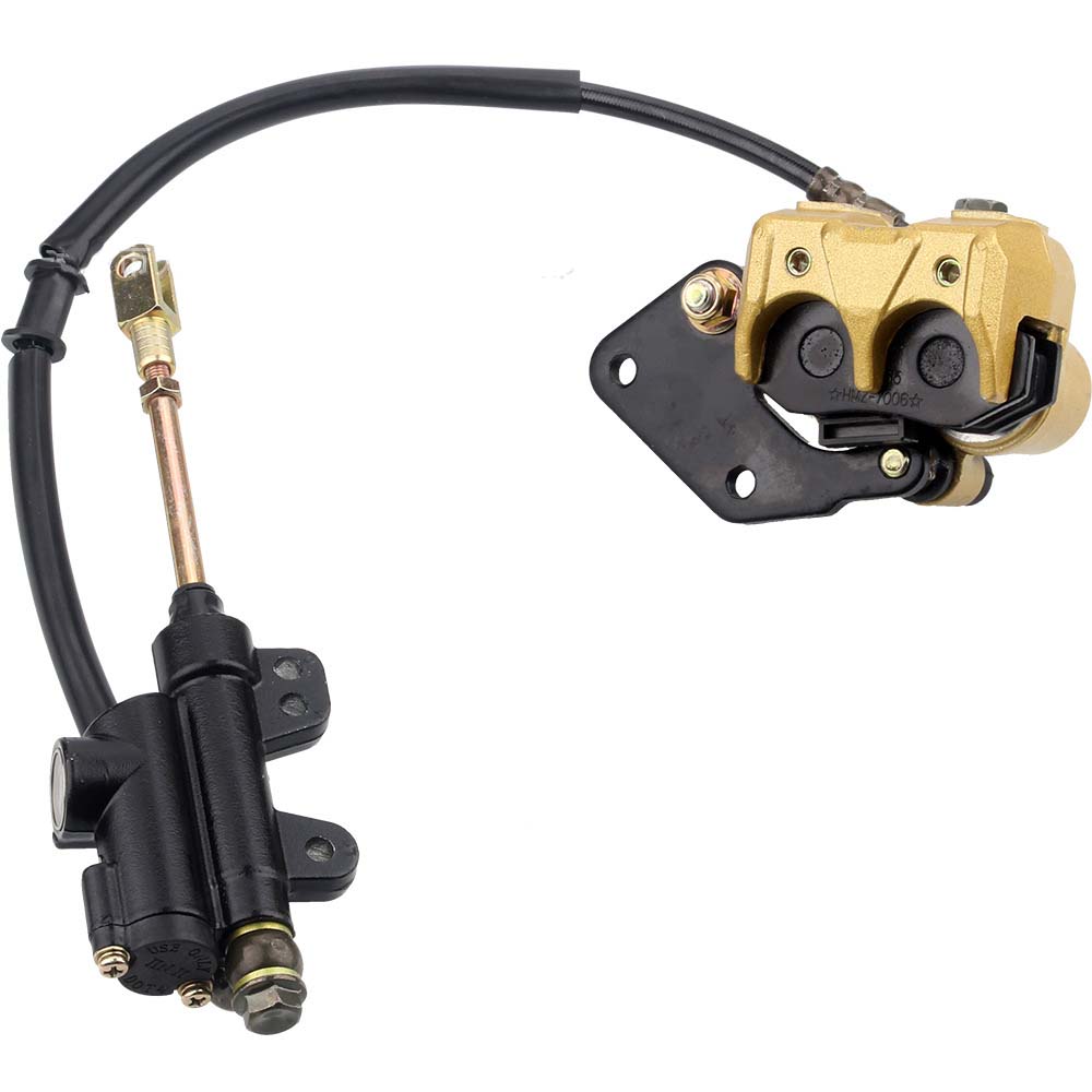 Off Road Motorcycle Accessories 50-110CC CRF50 CR70 Rear Brake Assembly Disc Brake Up and Down Pump Master Cylinder Caliper Set