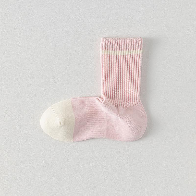Women's Spring & Autumn Cotton Socks - Breathable, Sweat-Absorbent, Anti-Odor for Sports, Running, and Fitness