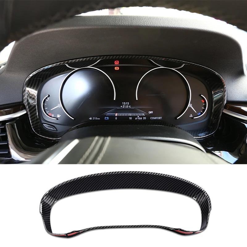 For BMW 5 Series G30 2018-,Steering Wheel,Dashboard,Console Gear Shifter,Panel Sticker,Car Interior Carbon Fiber Trim Cover