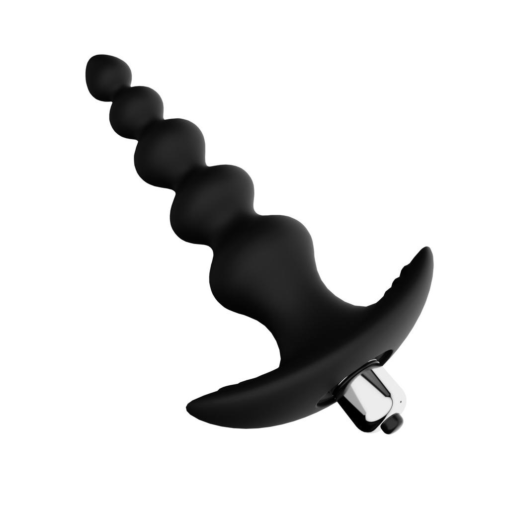 Flexible Vibrating Anal Beads Butt Plug Prostate Massager G Spot Stimulation Adults Gay Products Sex Toys for Men Women Couple