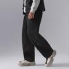 Li Ning CF Suo Fleece Warm Anti-Static Straight Loose Sweatpants Men Bottoms Black AKLU905-4