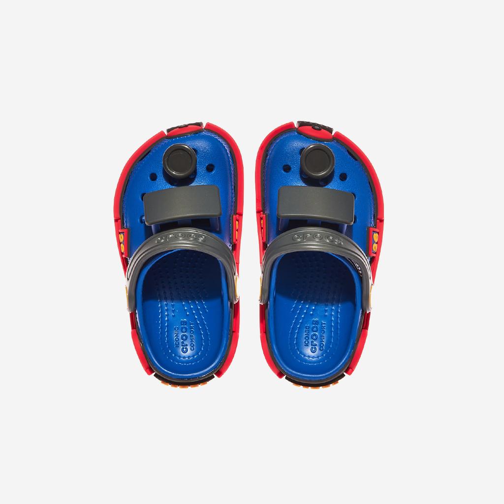 [Crocs] Classic I Am Train Clog Toddler [CRS213187-BLUE BOLT/CARBON]