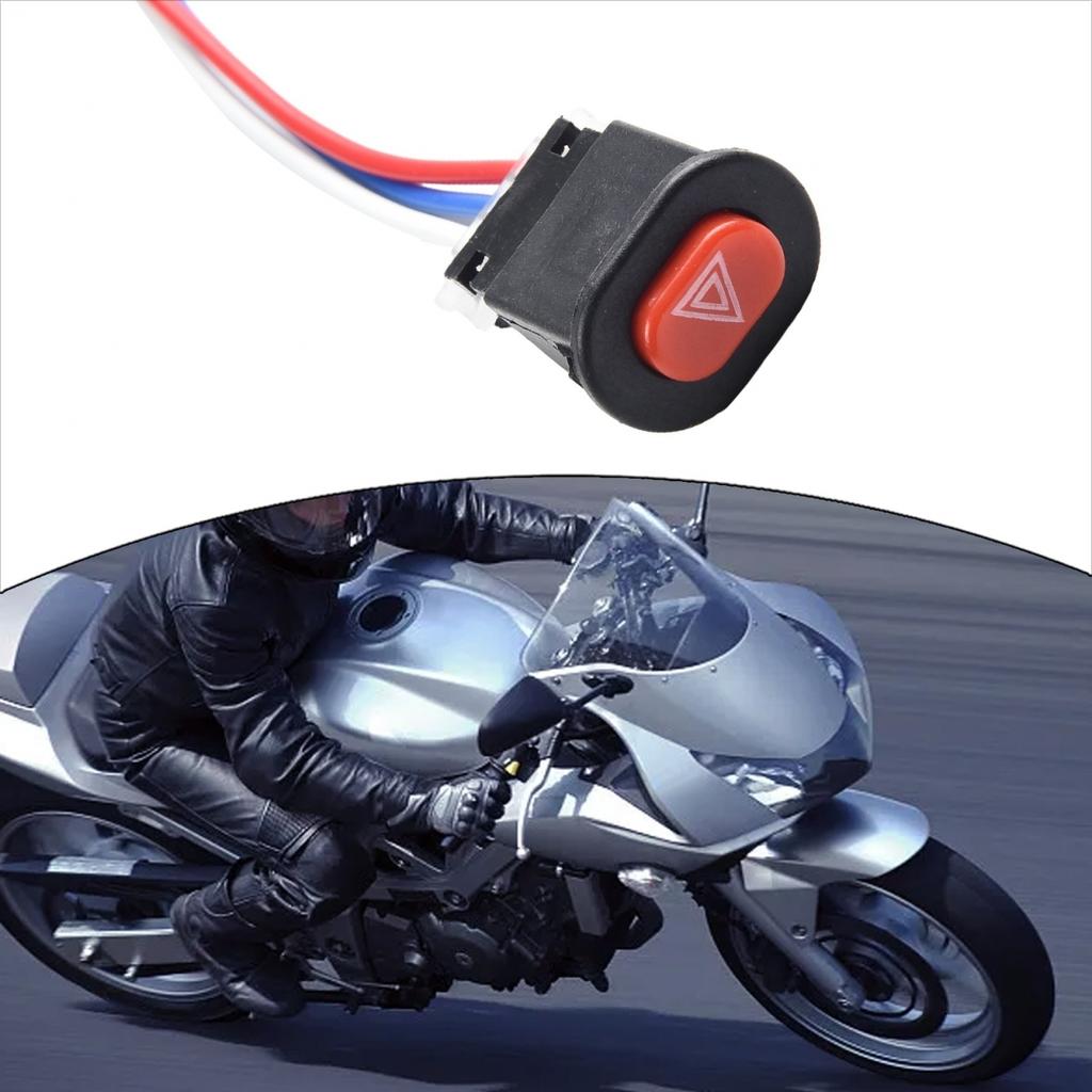 Switch Button Motorcycle Plastic Scooter 12V-24V 40x25mm