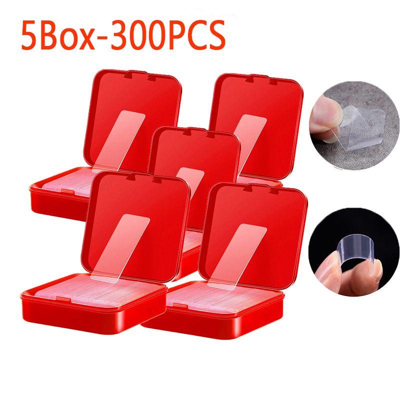 240/120pcs Reusable Double Sided Adhesive Tape Multifunctional Waterproof Transparent Pvc Nano Tapes Office Home Supply