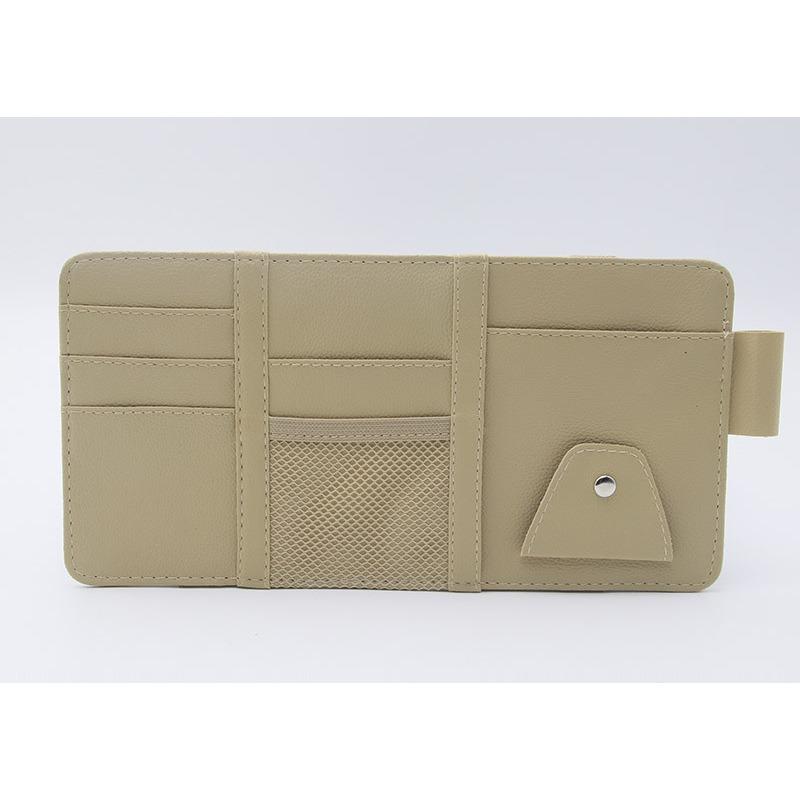 Car Visor Organizer Car Accessories Pocket Holder Car Accessories Organizers Leather Hearing Bag