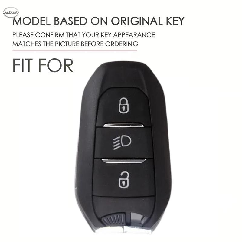 Silikon Autoschlüsselhülle Abdeckung Schale Schlüsselanhänger Halter für Peugeot 308 408 508 2008 3008 4008 5008 für Citroen C4 C5 C6 C3-XR Zubehör