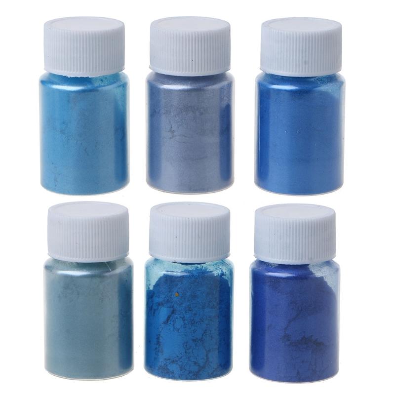 Glimmerpulver Pigment für Nagelglitzer Kosmetikharz mit Perlmutt-Glanz für DIY Seifenherstellung DIY Bastelarbeiten