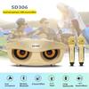 SD306 Dual Microphones Speaker Dual Microphones Karaoke Player Wireless Bluetooth Speaker  Karaoke