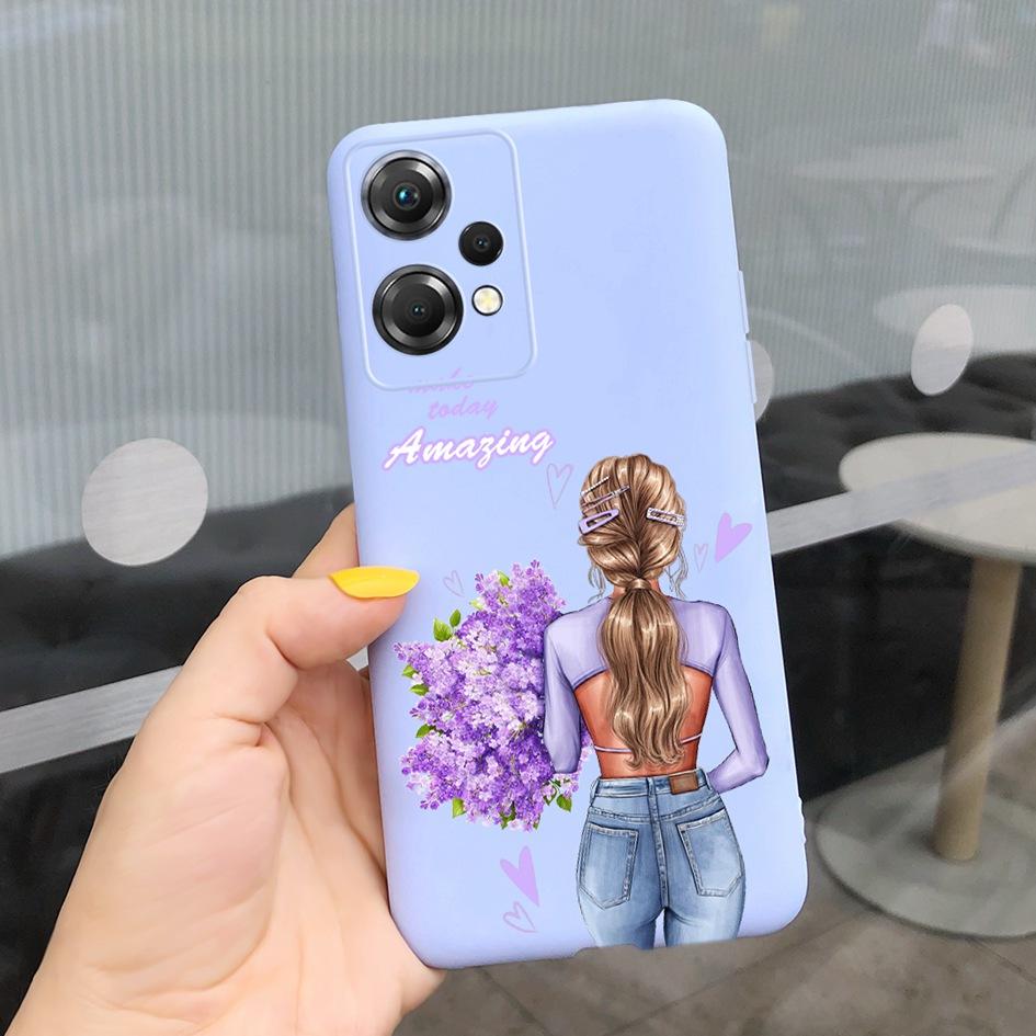 For OnePlus Nord CE 2 Lite 5G Case CPH2381 CPH2409 Silicone Cover Fashion Moon Soft Phone Cases For OnePlus Nord CE2 Lite Bumper