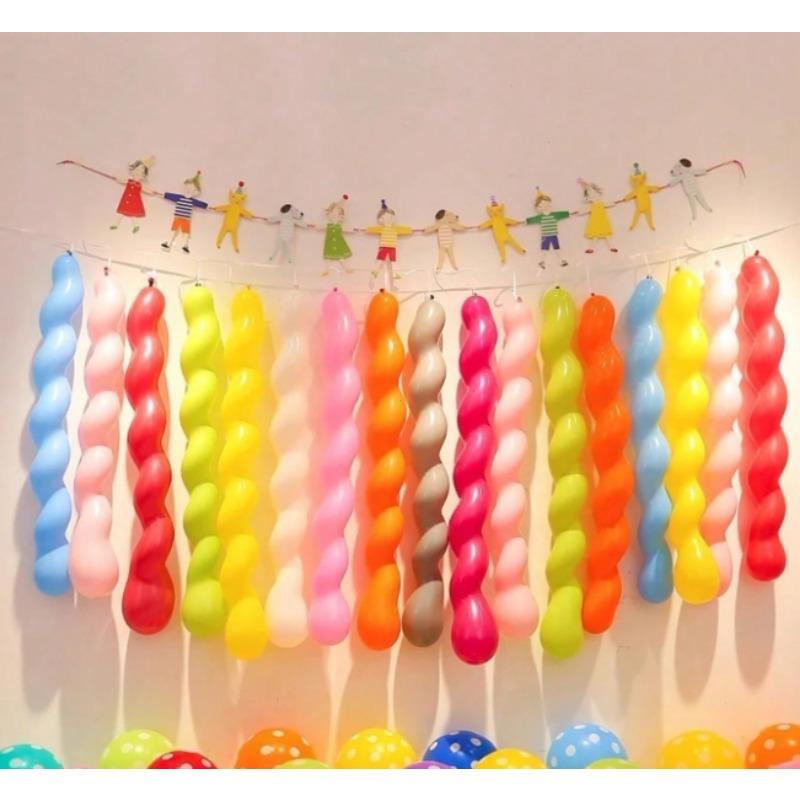 

20 long twisted spiral balloons, beautiful long balloons, suitable for birthday parties and festival celebration parties