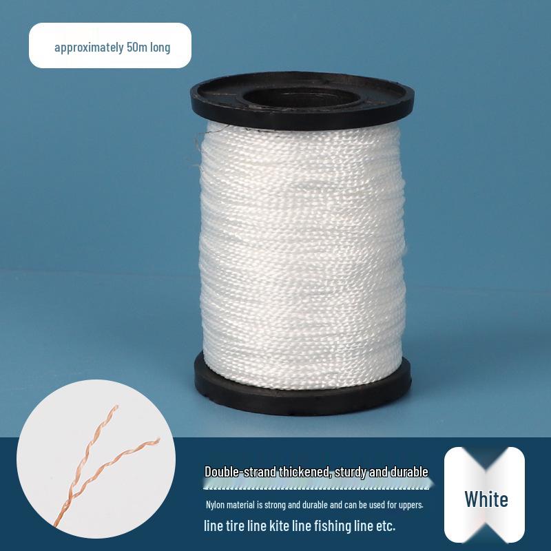 Shoe & Tire Repair Nylon Thread Set: Ideal for Shoes, Kites, Fishing, Hand Sewing, and Binding with Needle.