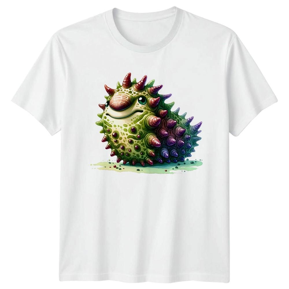 Whimsical Spiky Creature Fantasy Unisexs TShirt Unisexs Graphic Tee S