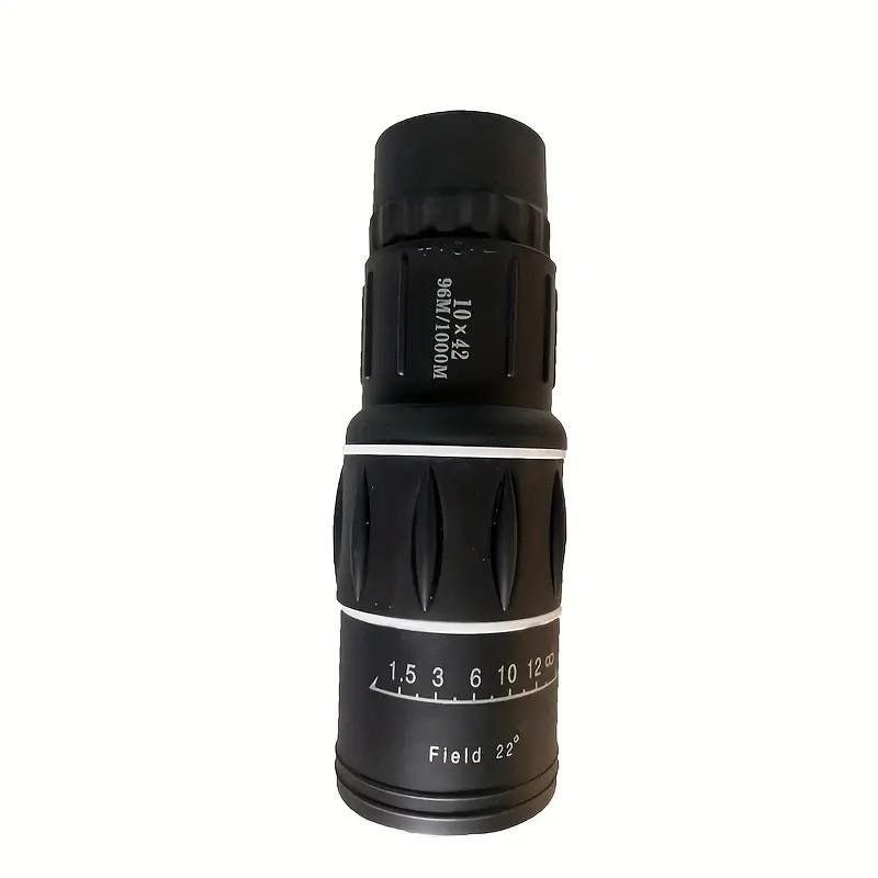 Outdoor 10x42 HD Monocular Telescope – Portable High Power Professional Handheld Device