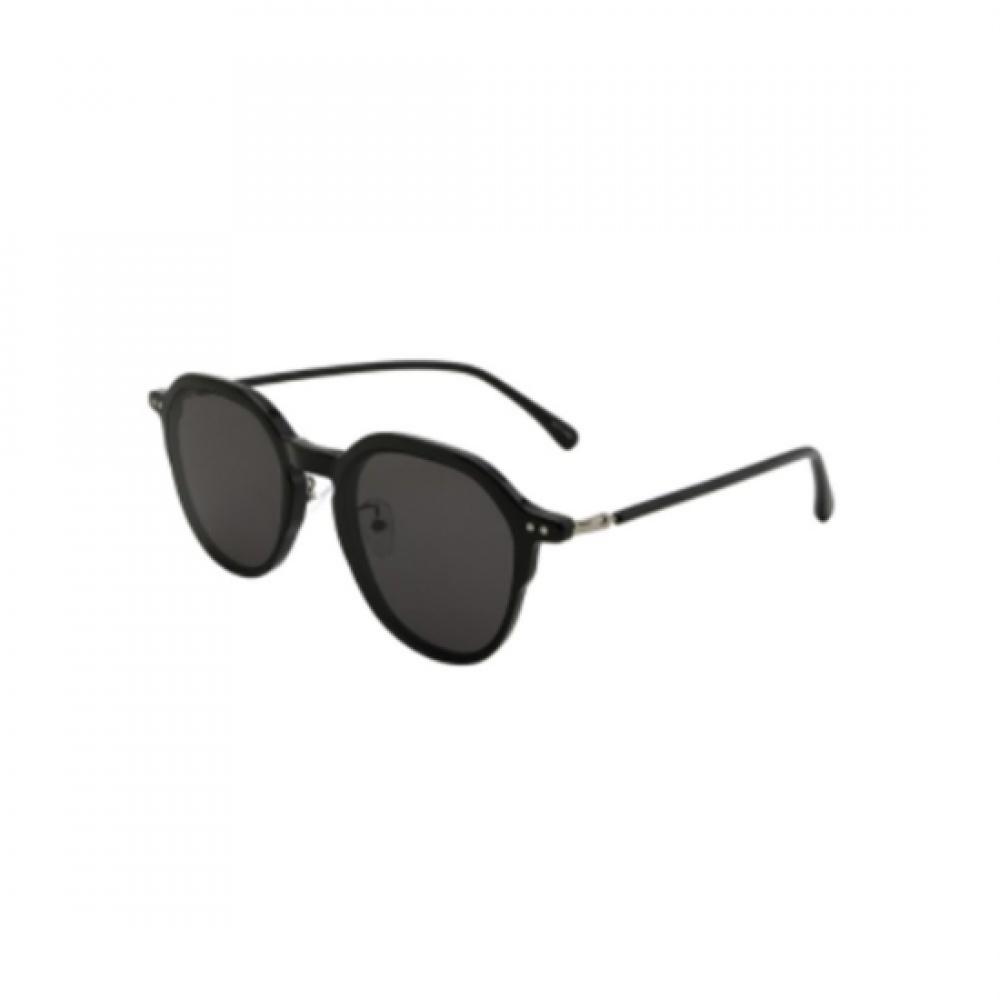 New Arrivals Open Run Unisex Black Steel Pvc Round Sunglasses