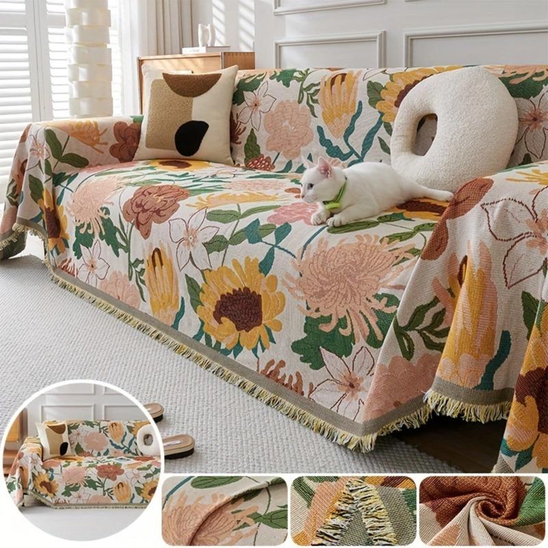 1PC Sofa Cover High-end Suitable for Autumn and Winter Seasons Blanket Sofa Cover Soft Fabric Warm Home Textile Products