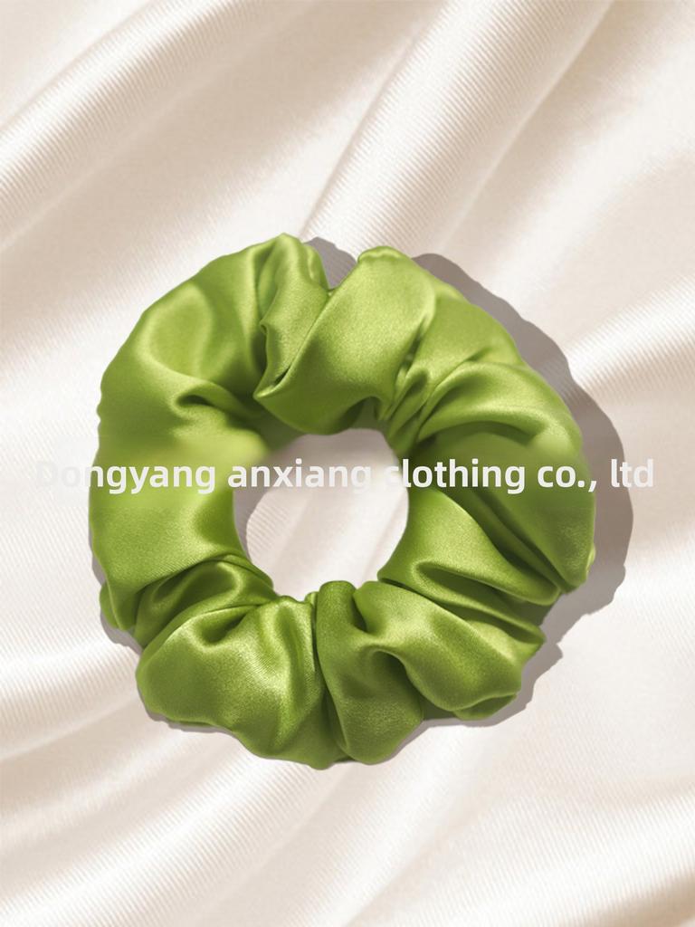 19 Momme Čistý Hedvábí Scrunchie Gumička do Vlasů Ručně Vyráběná Hedvábná Gumička do Vlasů z Morušového Hedvábí pro Ženy (4cm 6cm)