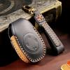 Leather Car Key Cover Keychain Holder Case Protector for Leapmotor T03 S01 C11 4 Buttons Smart Remote Accessories