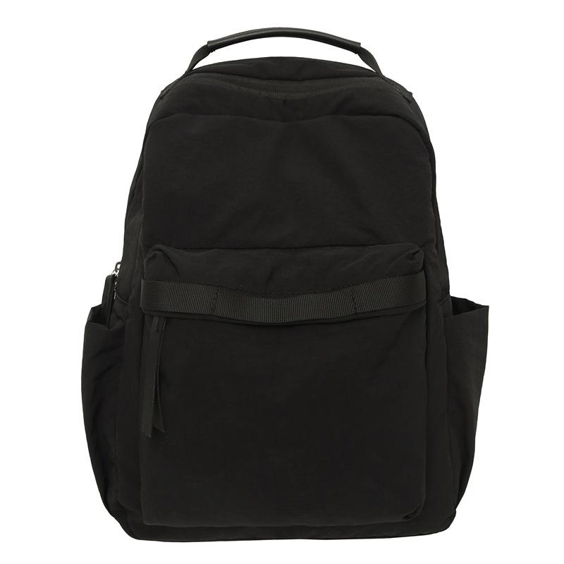Women Lightweight Nylon Backpack Large Capacity Casual Travel School Bag Waterproof Multi Pocket Daypack