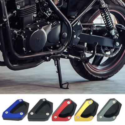 Šoninio stovo prailginimo padidinimo trinkelės laikiklis Universalus modifikavimo priedai visureigio motociklo stovo pėdos atramos padas, skirtas SUZUKI DL650 2004 2020 m.