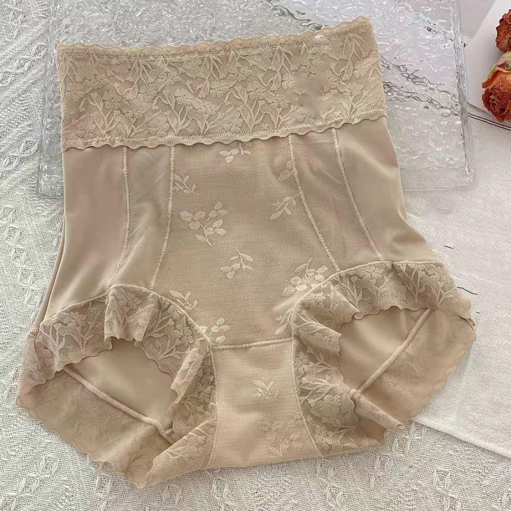 High Waist Tummy Control Underwear Mesh Butt Lifting Panties Breathable Body Shaping Briefs  Girls
