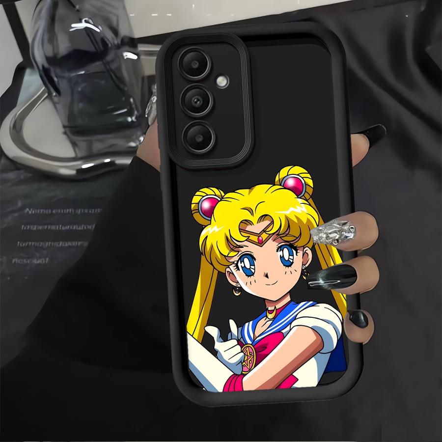 Phone Cover Case for Samsung Galaxy A56 A25 A26 A36 A24 A35 A52 A73 A22 A54 A55 A32 A21s Anime Sailor Moon