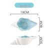 Starfish Seashell Ceramic Jewelry and Storage Tray with Marine Ornament Design