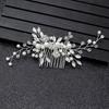Pearls Rhinestone Leaves Wedding Hairstyles Jewelry Bridal Tiaras Hairbands  Girls
