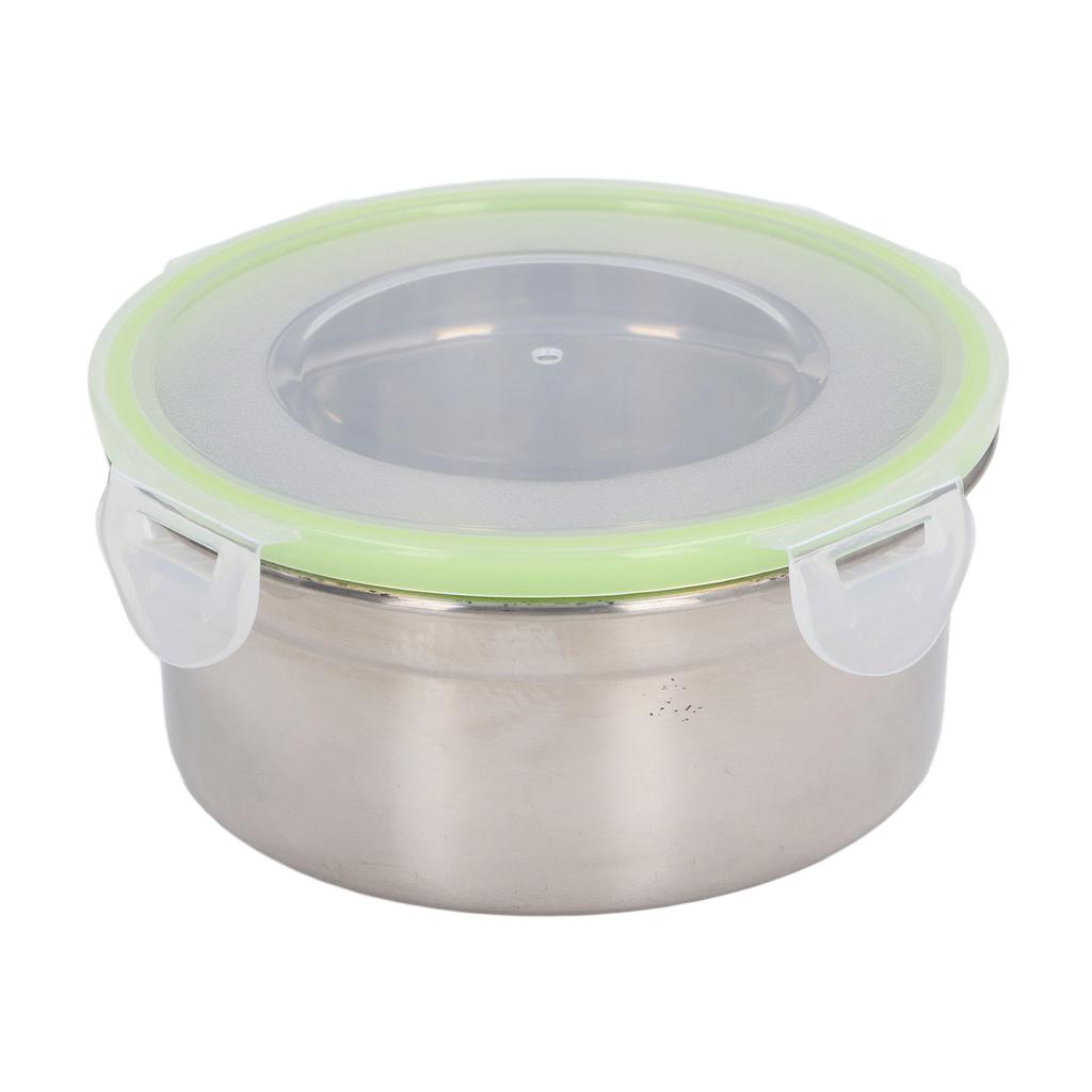 304 Stainless Steel Food Container Leakage Proof Round Food Storage Lunch Container with Airtight