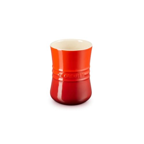 Le Creuset Utensil Clock, Small, Cherry Red, Kitchen Utensil Holder [Official Japanese Product]