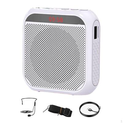 Amplificateur Haut-parleur Mini Rechargeable Écran LED Haut-parleur Mégaphone pour Réunion Visite
