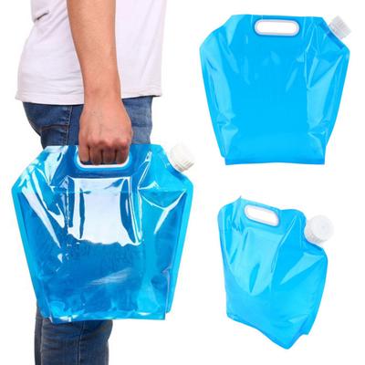 Borsa pieghevole per acqua potabile da 5 l/10 l per campeggio all'aperto, escursionismo, picnic