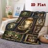 Snakes Ornate Frames 2D Flat Pattern Flannel Blanket, High quality All Seasons, Home Decor, Warmth and Comfort, Perfect for Christmas Gifts.