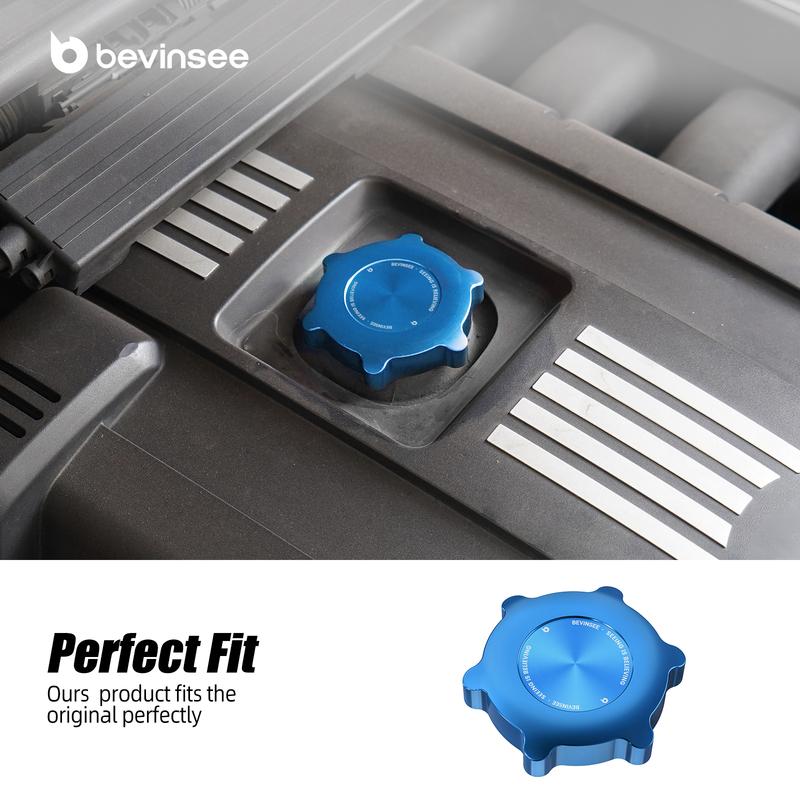 BEVEE Oil Cap M Style For BMW X5 E53 E70 X3 E83 E90 E91 E92 E93 E36 E46 E39 E60 Z3 Z4 E85 E86 330i 323i 325i 328i 530i 528i