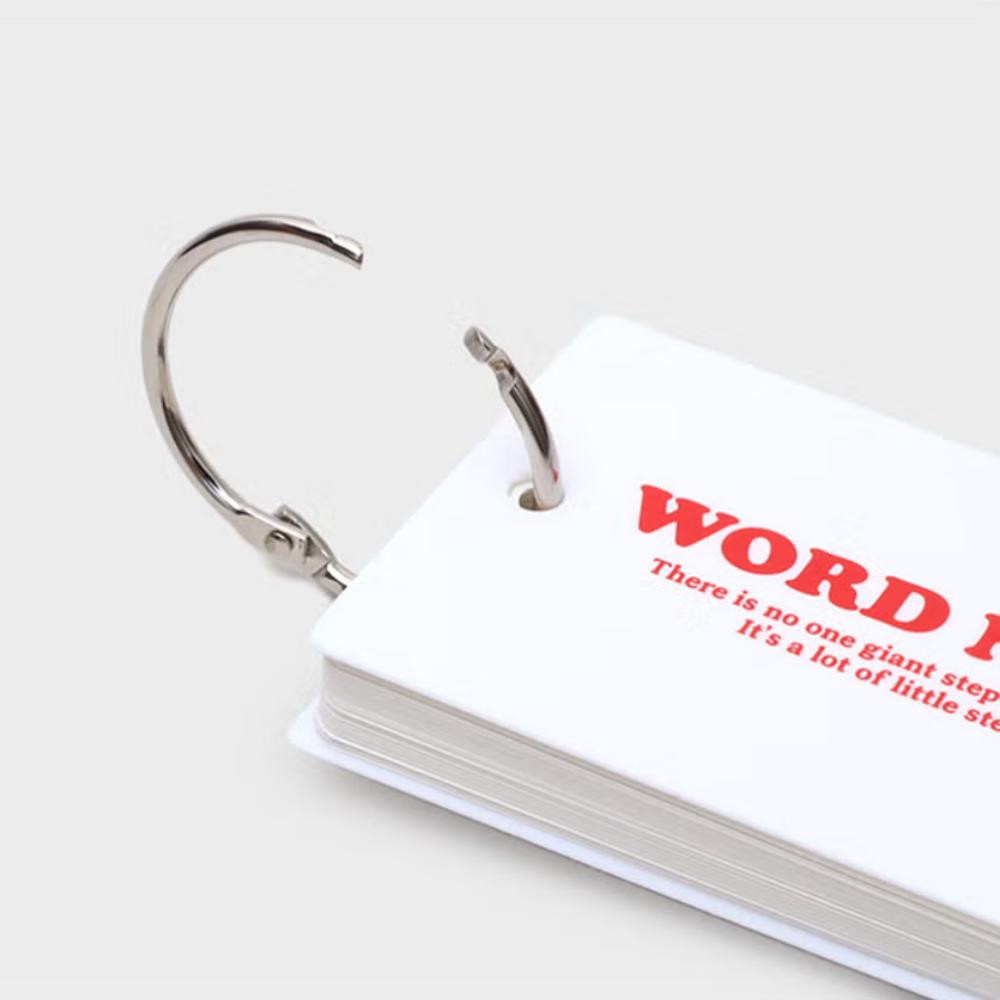 Card ring PP cover vocabulary notebook 60 sheets * 2 volumes