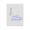 8SECONDS Stripe Keychain Ivory (19578ZWY80)