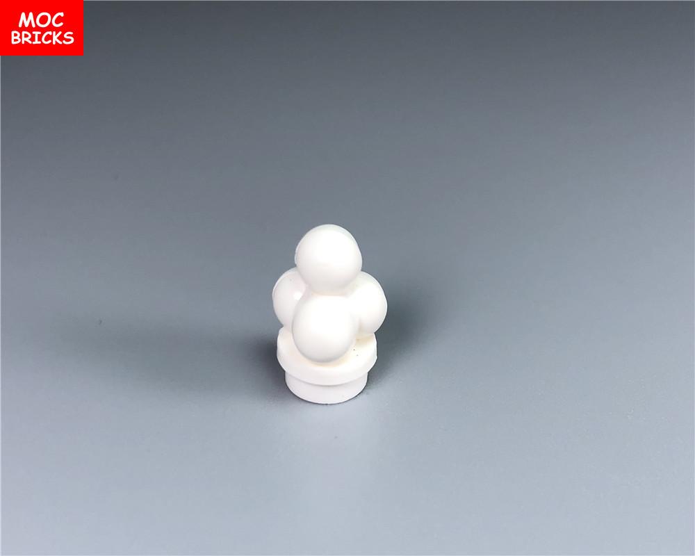 

10pcs/lot MOC Bricks Food Grape Ice Cream Scoops Clouds Foam Fit featuring 6254 Learning-Focused Constructing Blocks Playthings білий