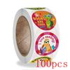 50-500Pcs English Animals Cartoon Stickers For Kids Toys Label School Teacher Reward Sticker 1Inch Pattern Motivational Sticker