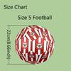 1pc Standard Football Size 5, Soccer Balls, FIFA World Cup Theme Soccer Ball, Machine Stitched, Ball for Training & Outdoor Match