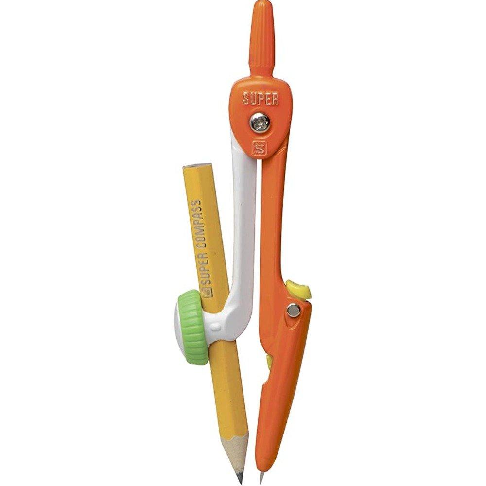 

Sonic Super Compass Beam in Pass for Pencil Orange SK-654-OR