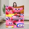 K-Kirbies Blankets Super Soft Fashion Plush Throw Blanket For Outdoor Picnic Flannel Bedspread Bed Cover
