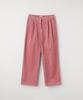 Selliteiljeu Heart Embroidery Corduroy Wide Pants_Pink