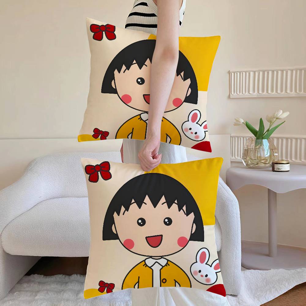 Chibi Marukochan Pillowcases Let It Snow Merry  Bright room home decoration 30x30cm