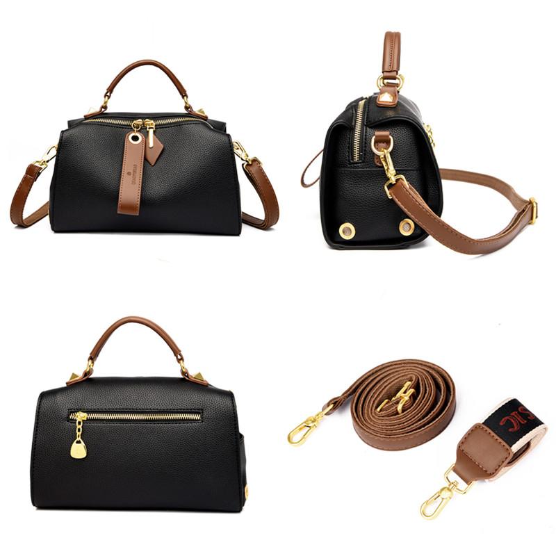 Hohe Qualität Einfarbig Leder Schulter Umhängetasche Für Frauen 2023 Luxus frauen Handtasche Designer Weibliche Messenger Tote Sac