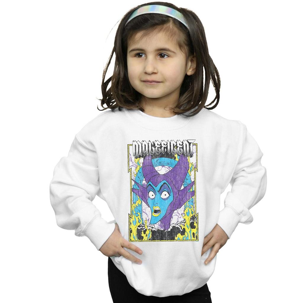 Disney Girls Maleficent Poster Sweatshirt