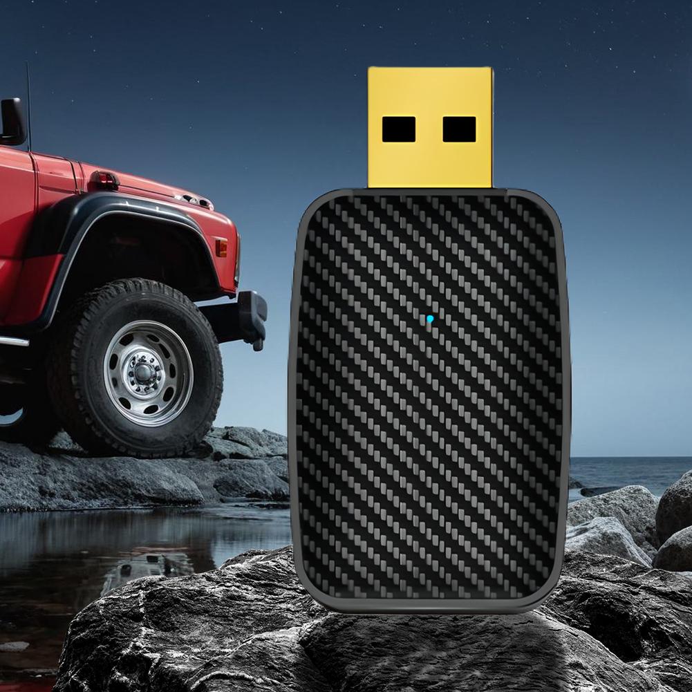 Mini USB Dongle BT WiFi Wireless Carplay Android Auto Adapter Voice Assistant for OEM Wired Carplay Android Auto Car Models